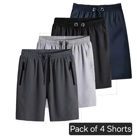 Combo of 4 Men’s Stretchable Cotton Shorts – Comfortable, Durable & Everyday Wear”