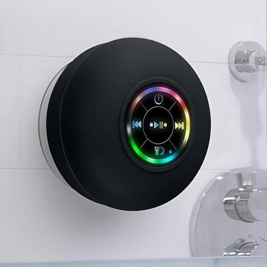 Powerful Waterproof Bluetooth Speaker with Large Suction Cup – Perfect for Outdoor & Shower Use"